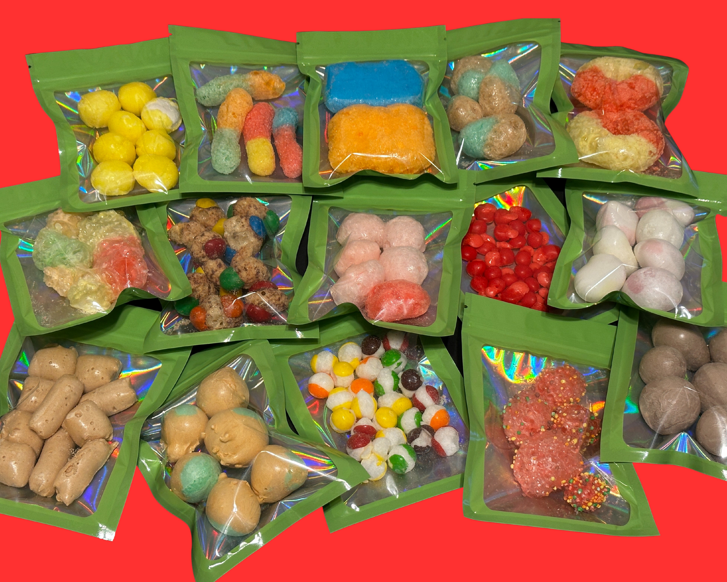 Freeze Dried Candy Mini sample pack of 10