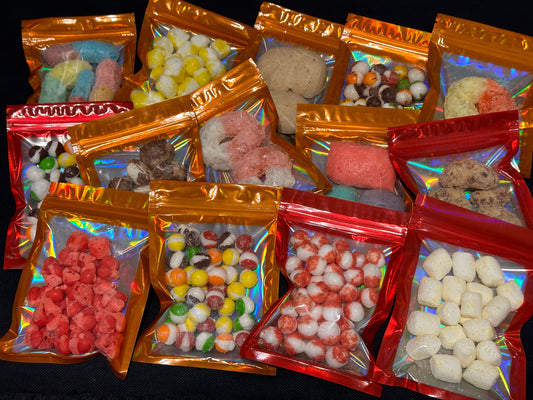 ULTIMATE SAMPLE Pack of 10 Freeze-Dried Candies